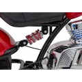 Motorcycle Chopper Warrior vehicle Red