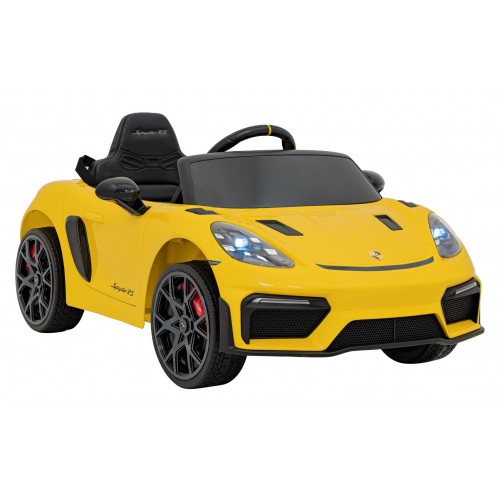 Porsche 718  vehicle Yellow