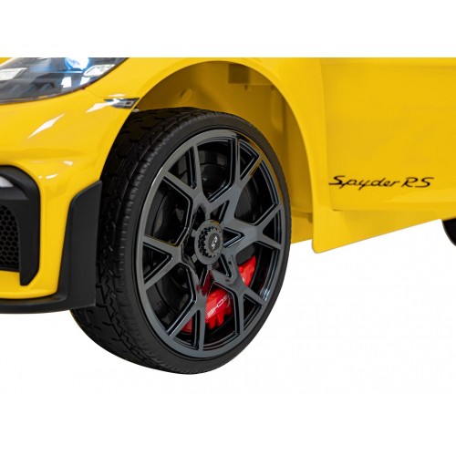 Porsche Spyder RS 718  vehicle Yellow