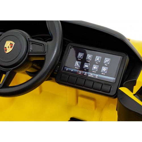 Porsche 718  vehicle Yellow