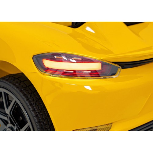 Porsche 718  vehicle Painting Yellow