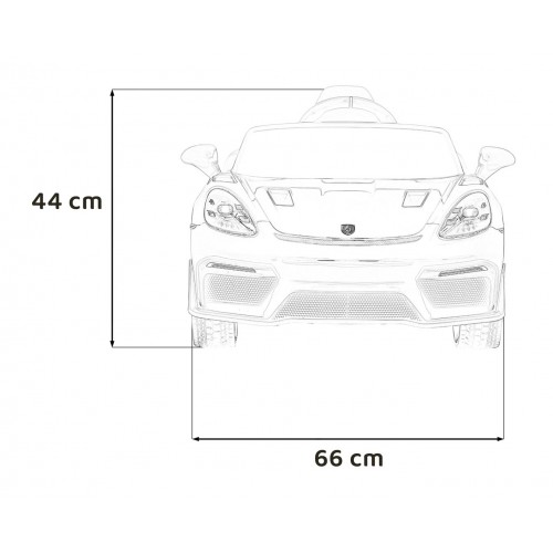 Porsche 718  vehicle Painting Yellow