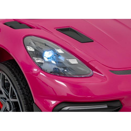 Porsche 718  vehicle Pink