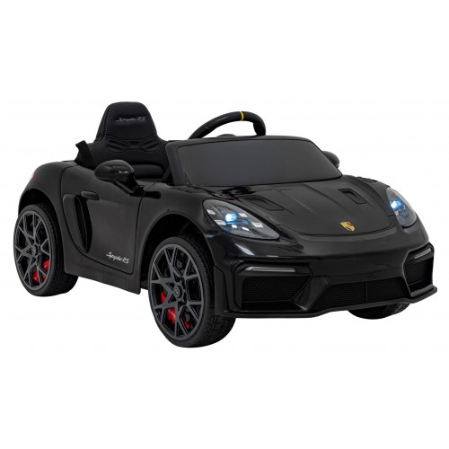 Porsche 718  vehicle Black MP4