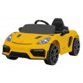 Porsche 718  vehicle Painting Yellow