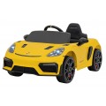 Porsche 718  vehicle Yellow