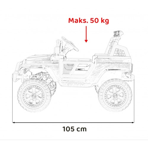 Vehicle OFF ROAD 4x4 SPORT White