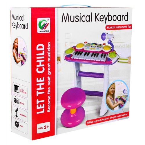 Keyboard 2 Octave Pink