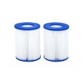 Type II replacement filters for 2006/3028l BESTWAY pool pumps 2 pcs.