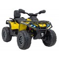 Quad Can Am Outlander ATV with Remote Control Yellow