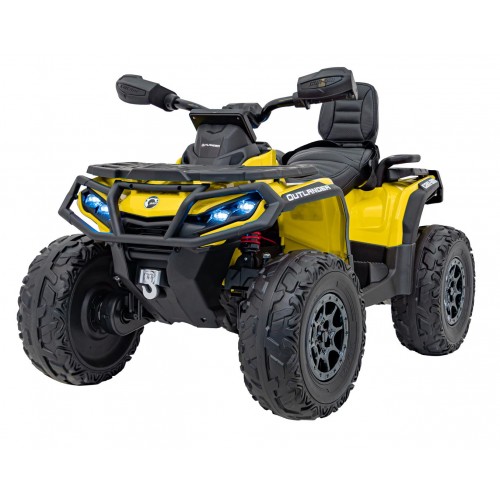 Quad Can Am Outlander ATV with Remote Control Yellow