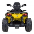 Quad Can Am Outlander ATV with Remote Control Yellow