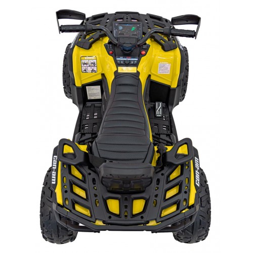 Quad Can Am Outlander ATV with Remote Control Yellow