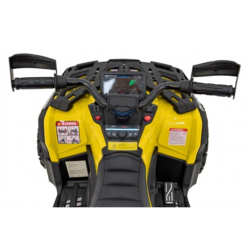 Quad Can Am Outlander ATV with Remote Control Yellow