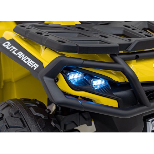 Quad Can Am Outlander ATV with Remote Control Yellow