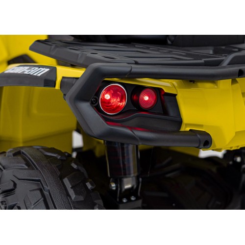 Quad Can Am Outlander ATV with Remote Control Yellow