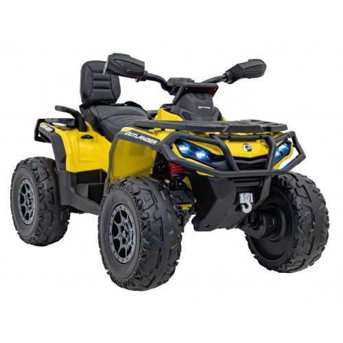 Quad Can Am Outlander ATV Yellow