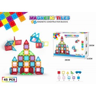 Magnetic Blocks Set 45 pcs.