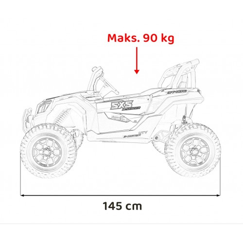 Buggy UTV-MX 2000N Pink