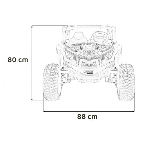 Buggy UTV-MX 2000N Pink