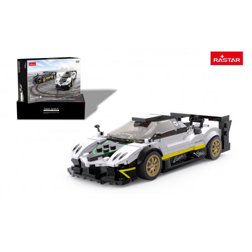 Car 1:28 Pagani Zonda R Blocks White RASTAR