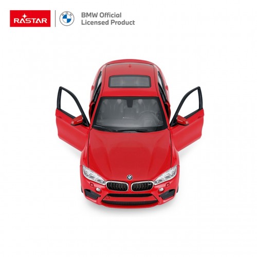 Kovové auto 1:24 BMW X6M Red RASTAR
