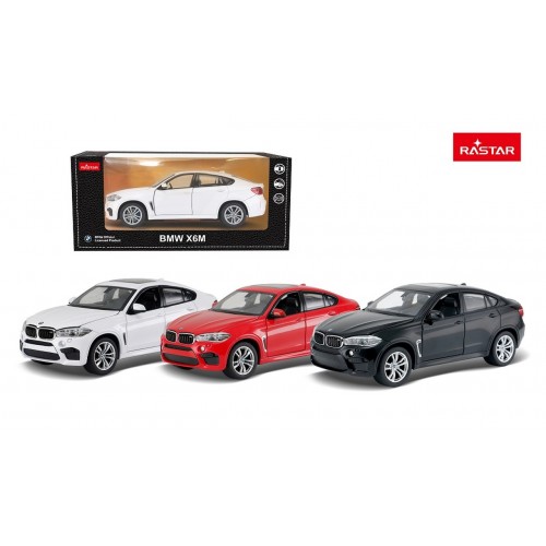 Kovové auto 1:24 BMW X6M Red RASTAR