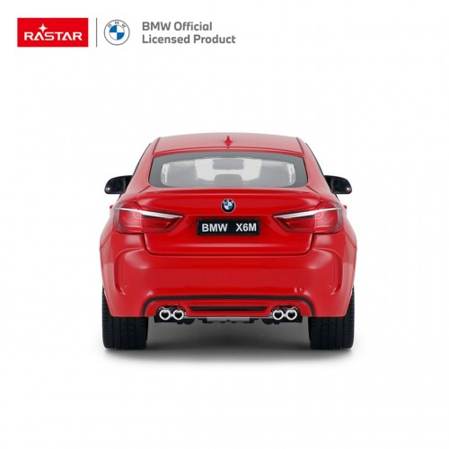 Kovové auto 1:24 BMW X6M Red RASTAR