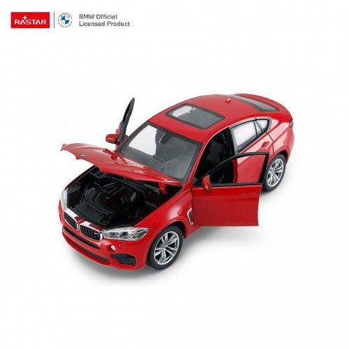 Kovové auto 1:24 BMW X6M Red RASTAR