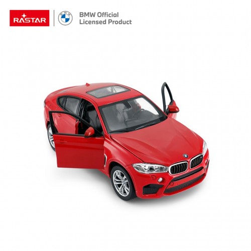 Kovové auto 1:24 BMW X6M Red RASTAR
