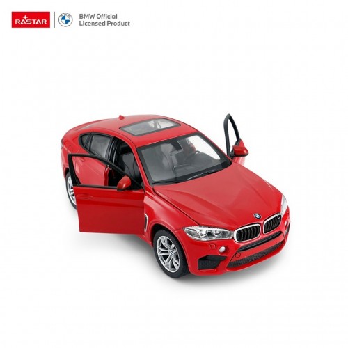 Kovové auto 1:24 BMW X6M Red RASTAR