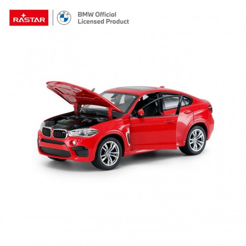 Kovové auto 1:24 BMW X6M Red RASTAR