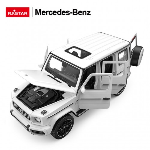 Metal Car 1/32 Mercedes-Benz AMG G63 with Sound White RASTAR