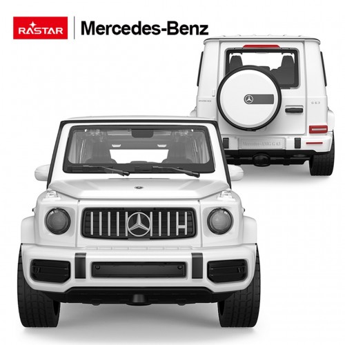 Metal Car 1/32 Mercedes-Benz AMG G63 with Sound White RASTAR