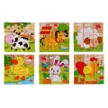 Wooden Blocks for the Youngest Farm Edition