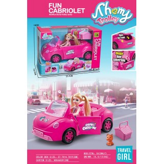 Doll and Car Set + Accessories