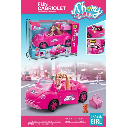 Doll and Car Set + Accessories