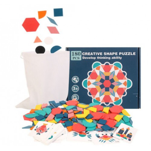 Colorful Puzzle Set + Cards