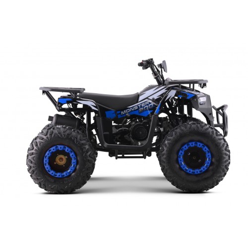 200CC MONSTER Blue Petrol Quad Bike