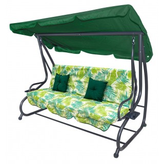 Garden Swing Seat Textylina 2x1 Palm Leaves Pattern