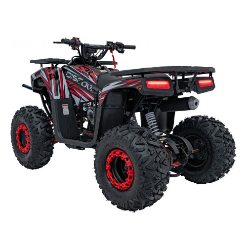 125CC DISCOVERER Red Petrol Quad Bike