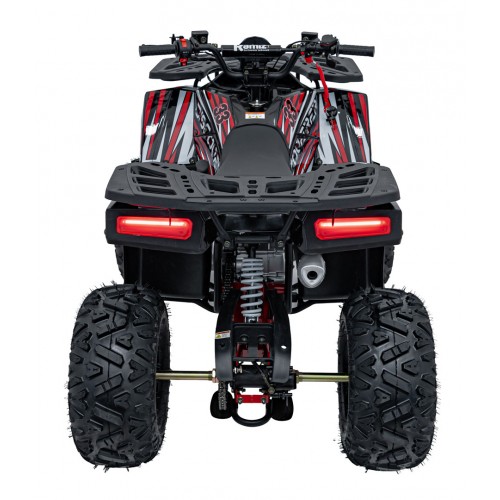 125CC DISCOVERER Red Petrol Quad Bike