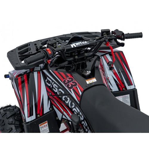 125CC DISCOVERER Red Petrol Quad Bike