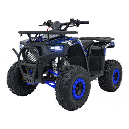 125CC DISCOVERER Blue Petrol Quad Bike