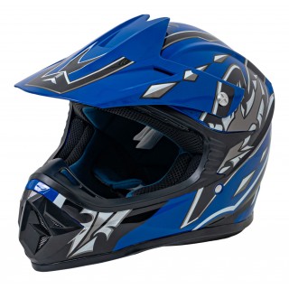 Enduro Motorcycle Helmet Blue M