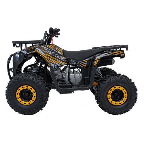 125CC DISCOVERER Orange Petrol Quad Bike