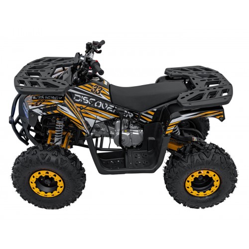 125CC DISCOVERER Orange Petrol Quad Bike