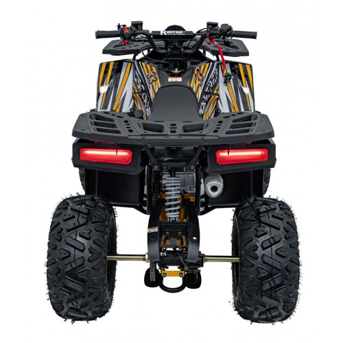 125CC DISCOVERER Orange Petrol Quad Bike