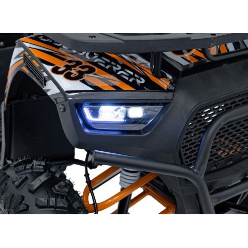 125CC DISCOVERER Orange Petrol Quad Bike
