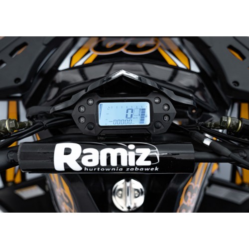 125CC DISCOVERER Orange Petrol Quad Bike